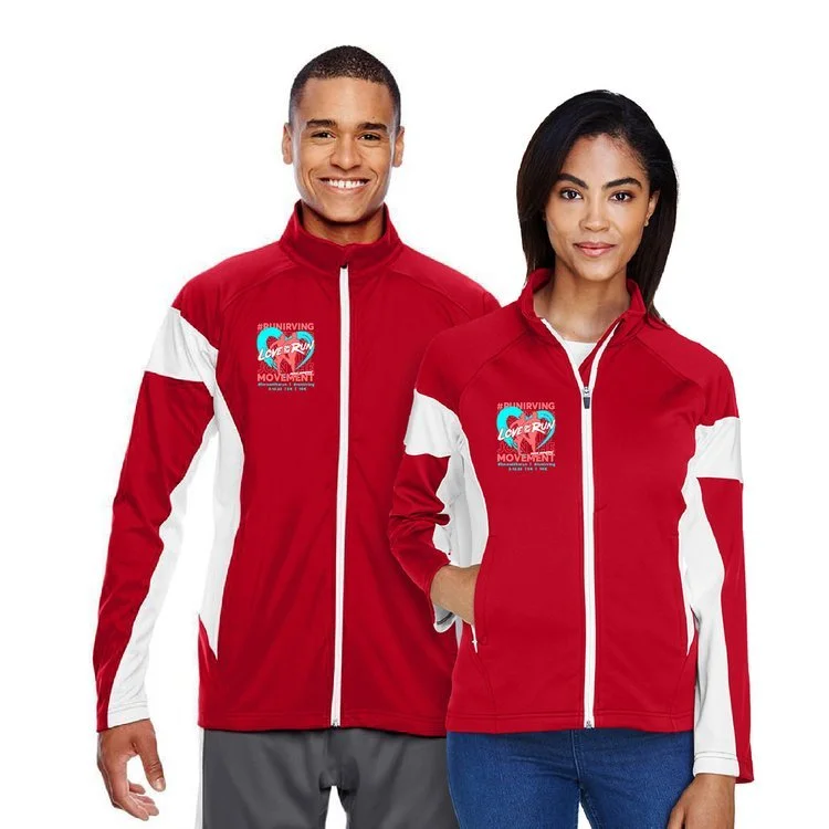 Love on the Run Full Zip Gender Specific Elite Performance Jacket Irving Marathon Running Series Marathon Half Marathon 10K 5K in Irving TX Toyota Music Factory